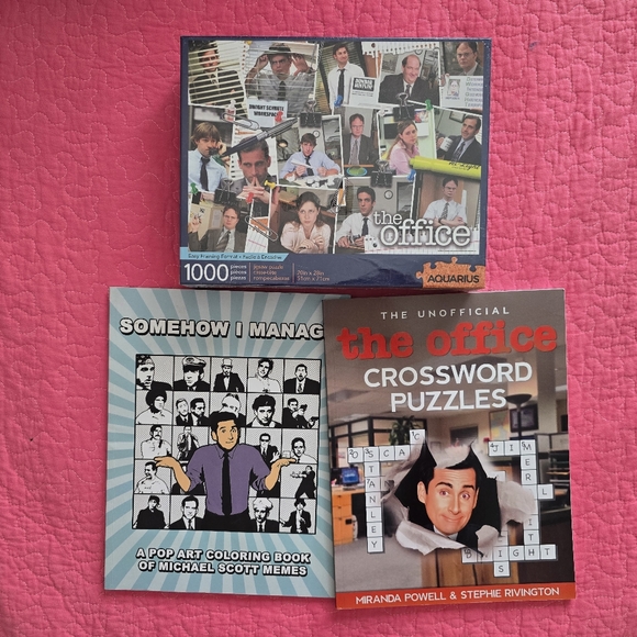 The Office Activity Gift Bundle Puzzle And Activity Books - Picture 1 of 5